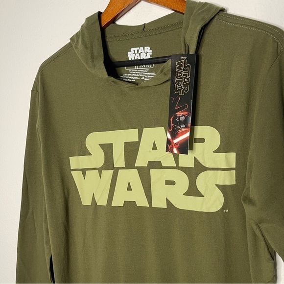 Disney Star Wars Episode VI Return of The Jedi men Hooded Tee size L NWT - Picture 3 of 11